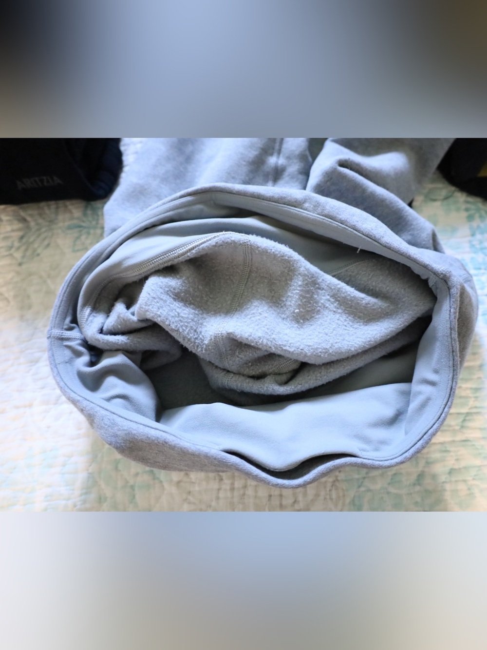 Lululemon Wunder Lounge Pant 28"*Updated Fit Heathered Core Medium Grey Size 10 - Picture 7 of 8
